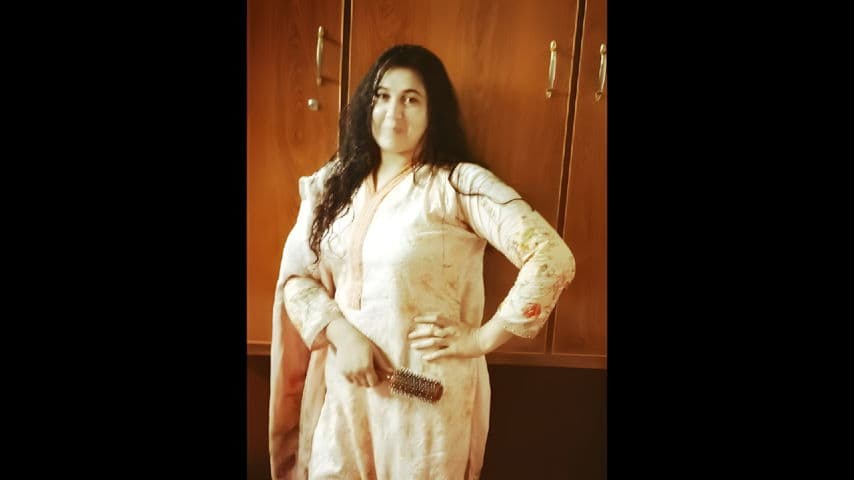 Pak wife riding with husband