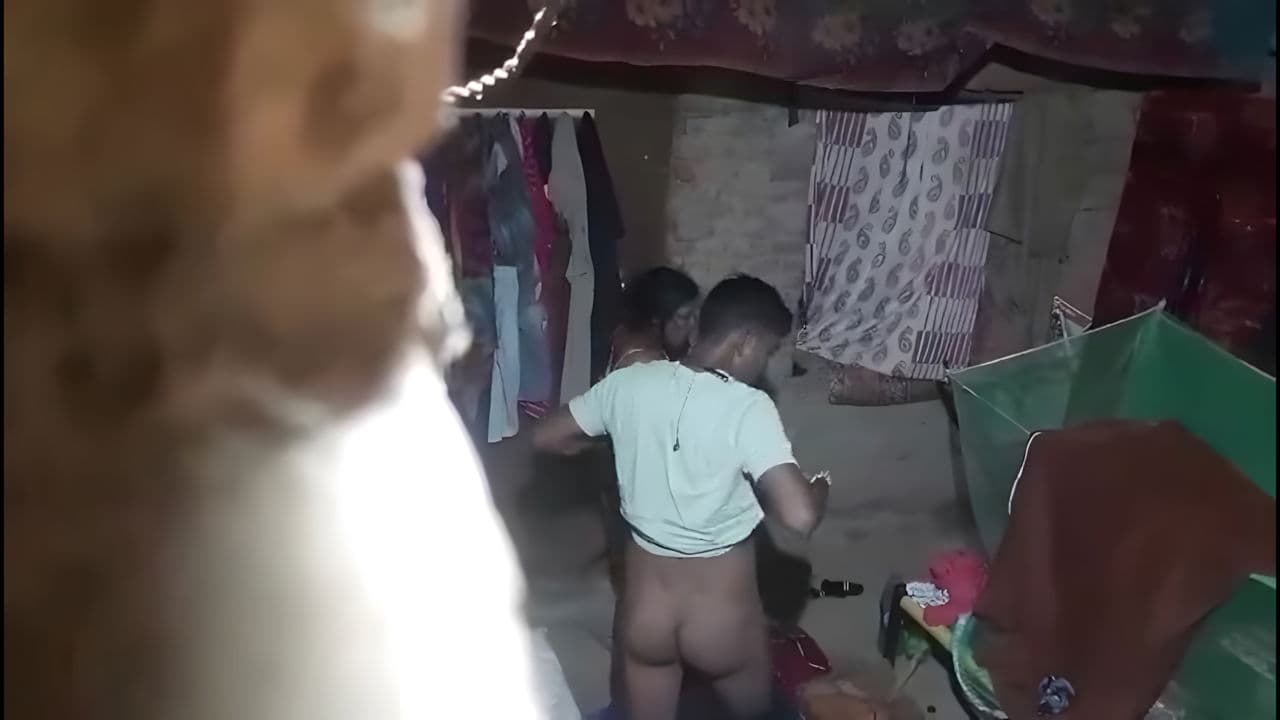 Young Married Couple Sex Hidden Record by Cousin Brothers