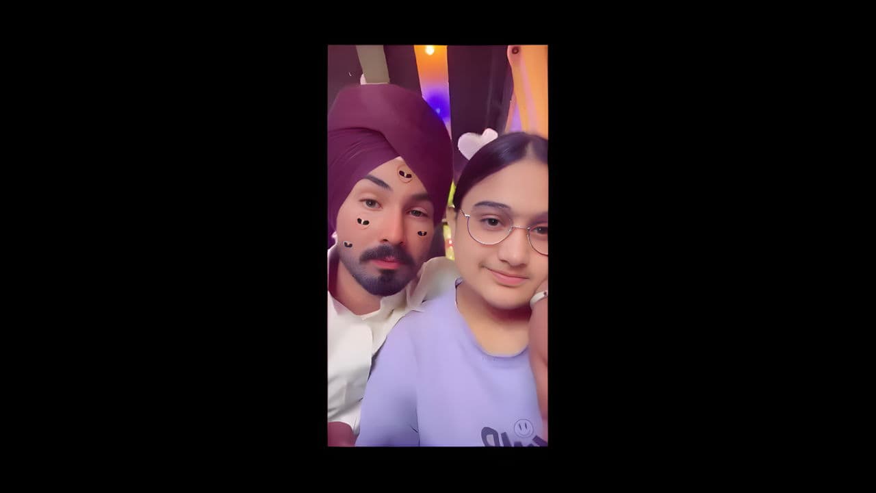Punjabi couple threesome
