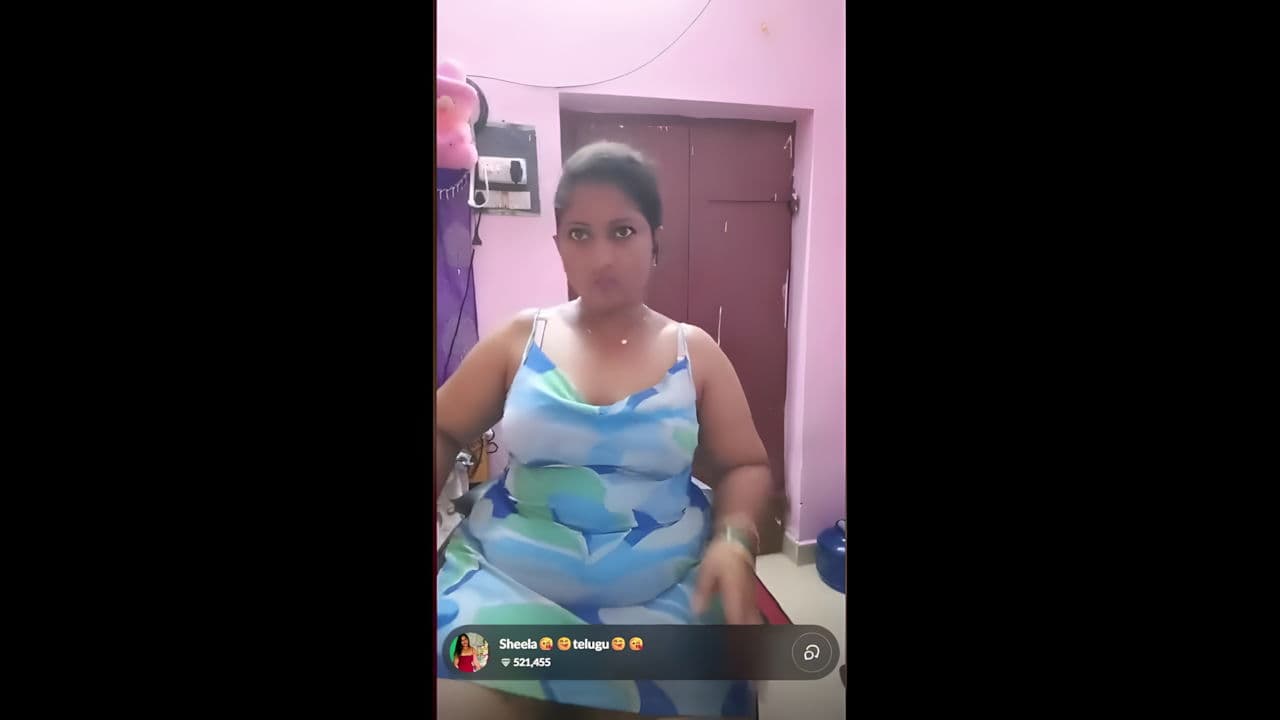 Sheela Telugu Aunty Nude Tango Live