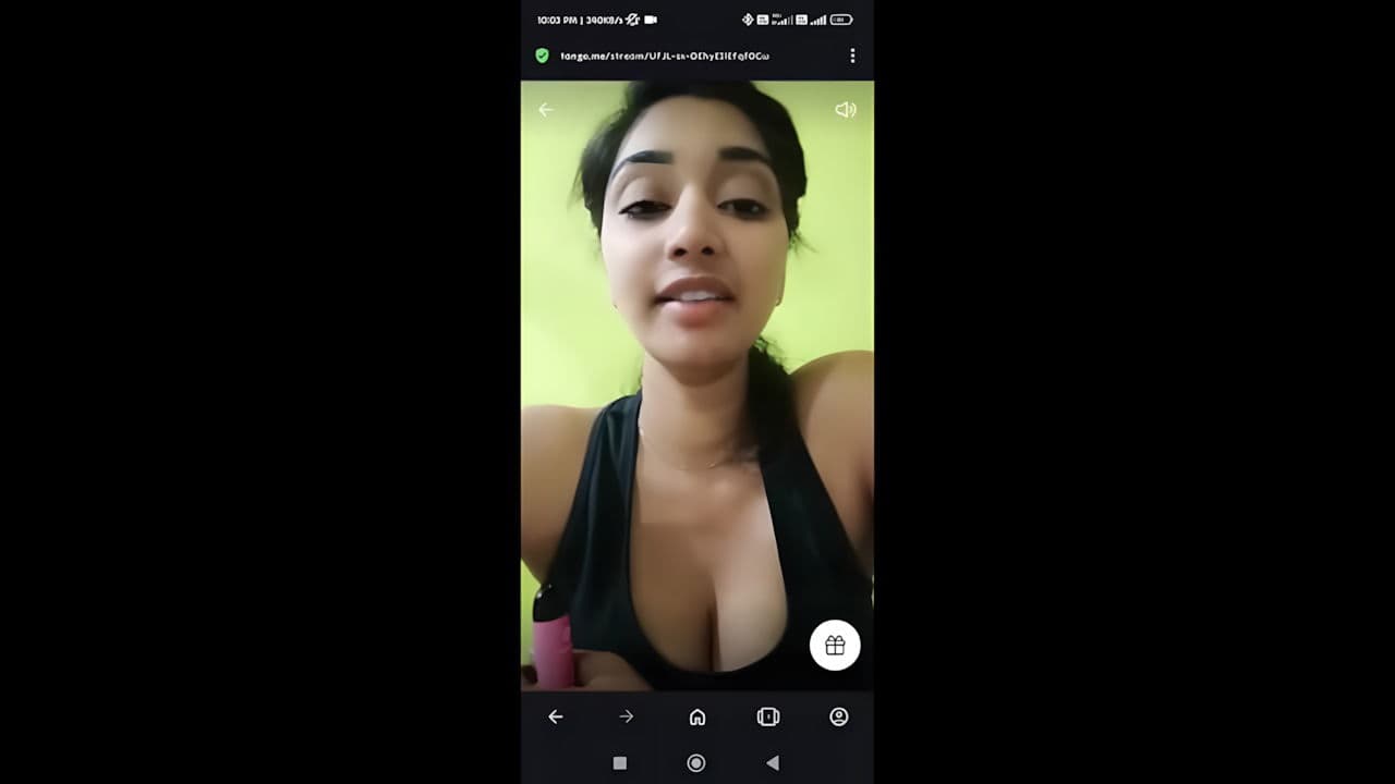 Telugu Insta Girl Chandu Charms Topless on Tango Live
