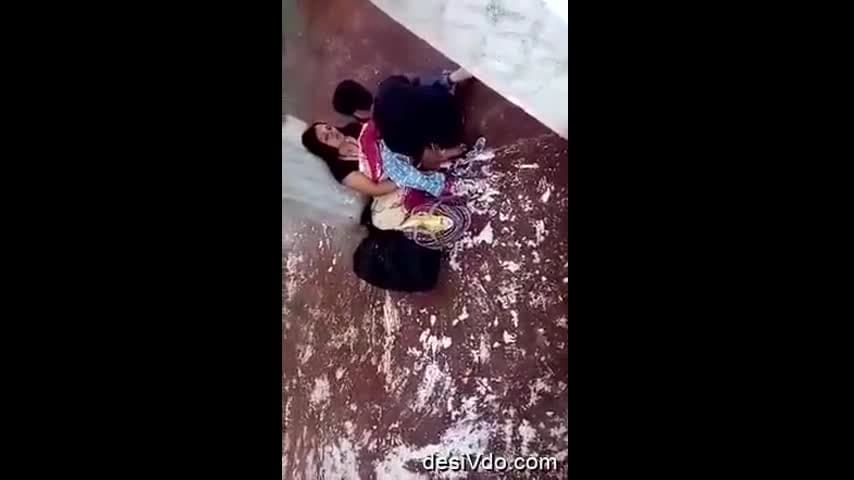 Desi Lover Licks Mature Pussy Outdoors