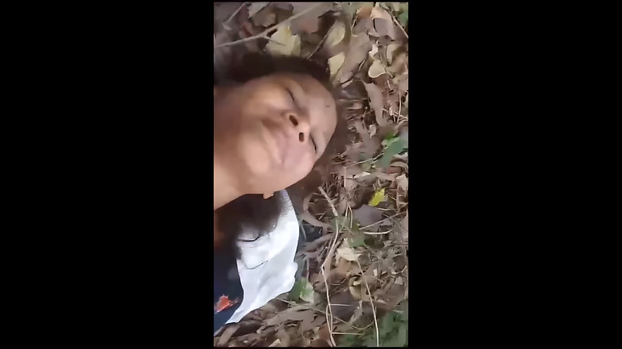 Cute Girl Shaved Pussy Fucked Hard In Jungle
