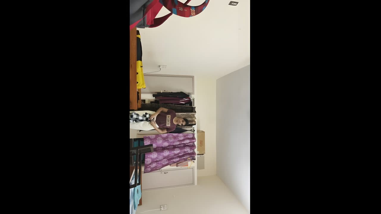 Beautiful Girl Spying