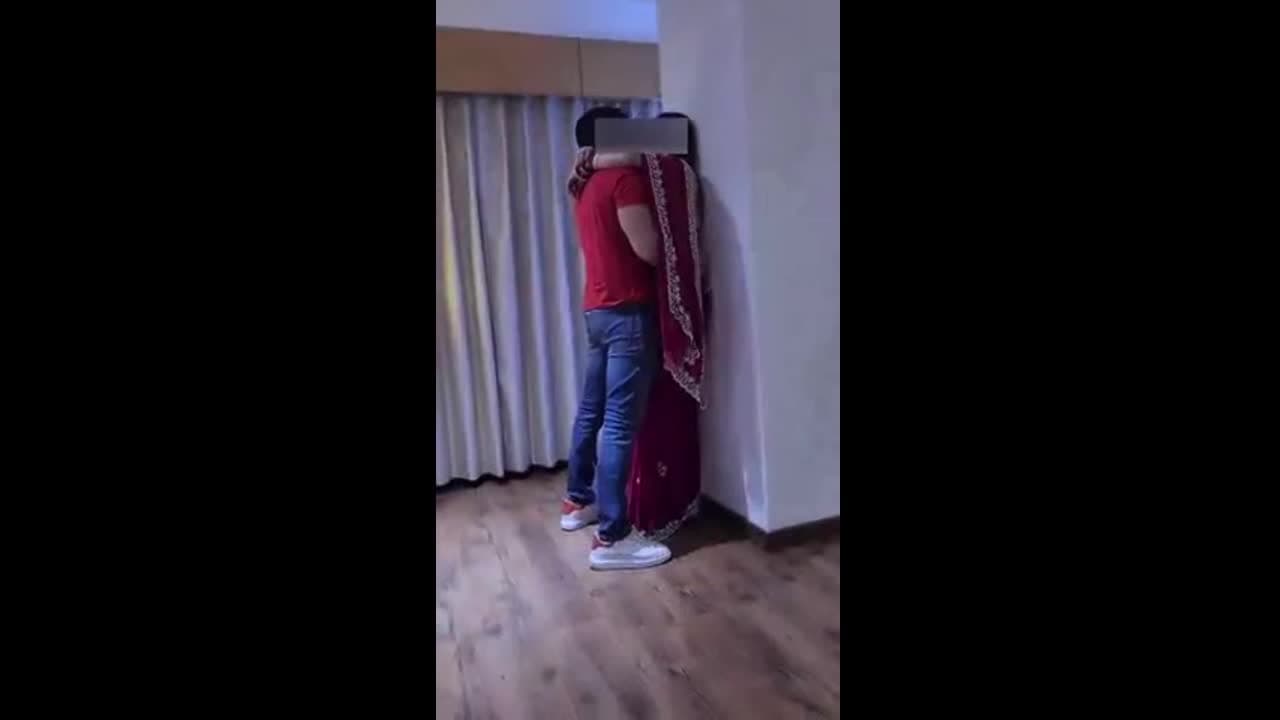 Hot Desi Wife With Hubby Friend Happy Capture