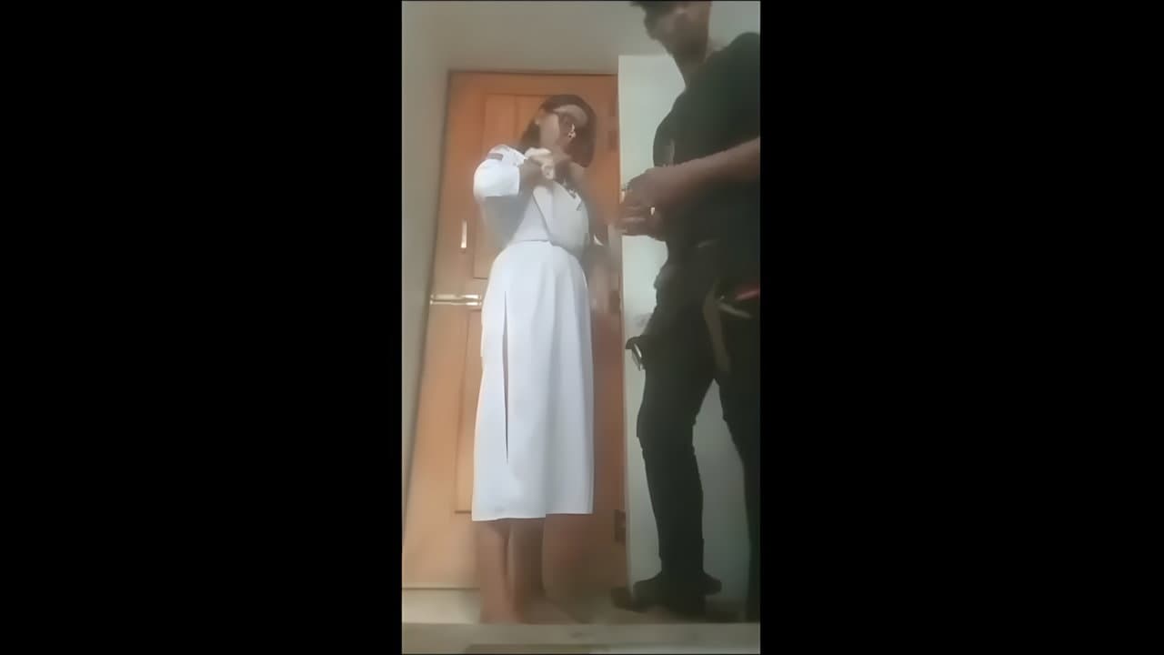 College Lovers Standing Fucking