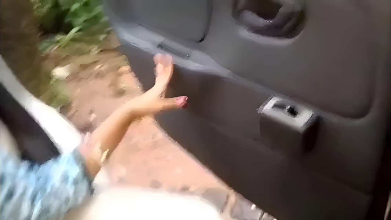 Risky Outdoor Car Sex
