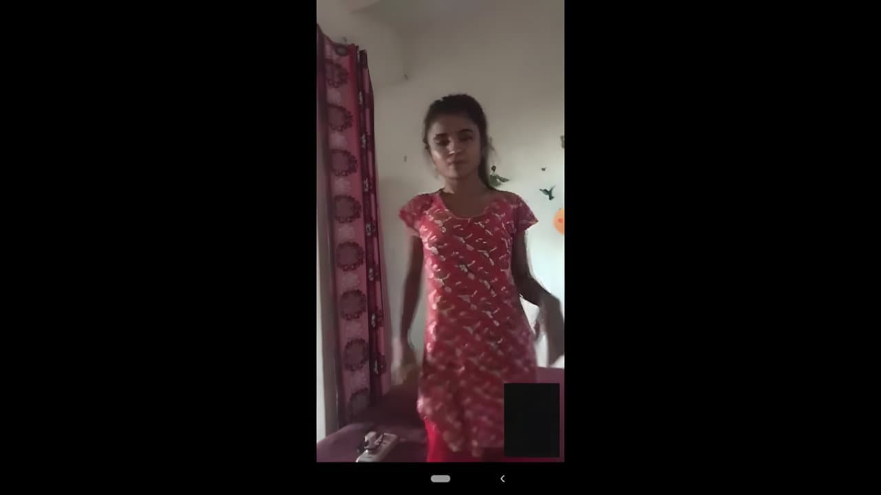 Cute Desi Girl Teasing And Stripping