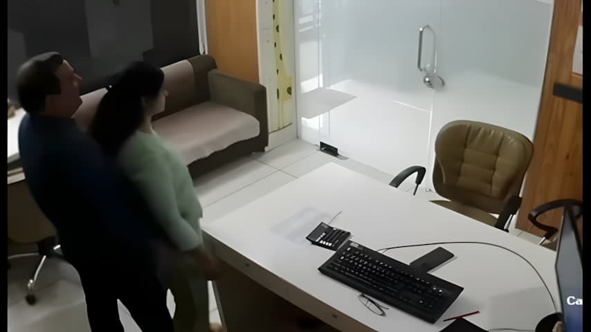 Secretary Fucked by Manager in Office CCTV Cam Recorded