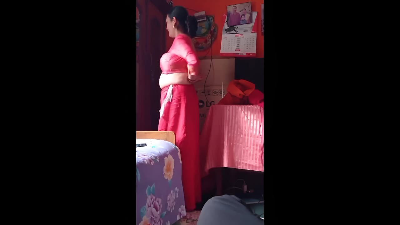 Big Boob Sexy MILF Mom Changing in Front of Her Son