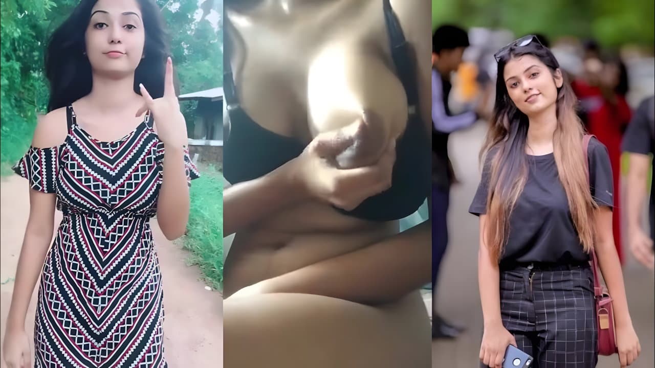 Beautiful Tamil NRI Girl Showing Boobs Fingering Wet Pussy