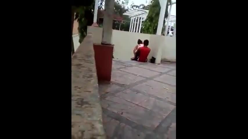 Desi Lovers Caught Sex In Park Stairs