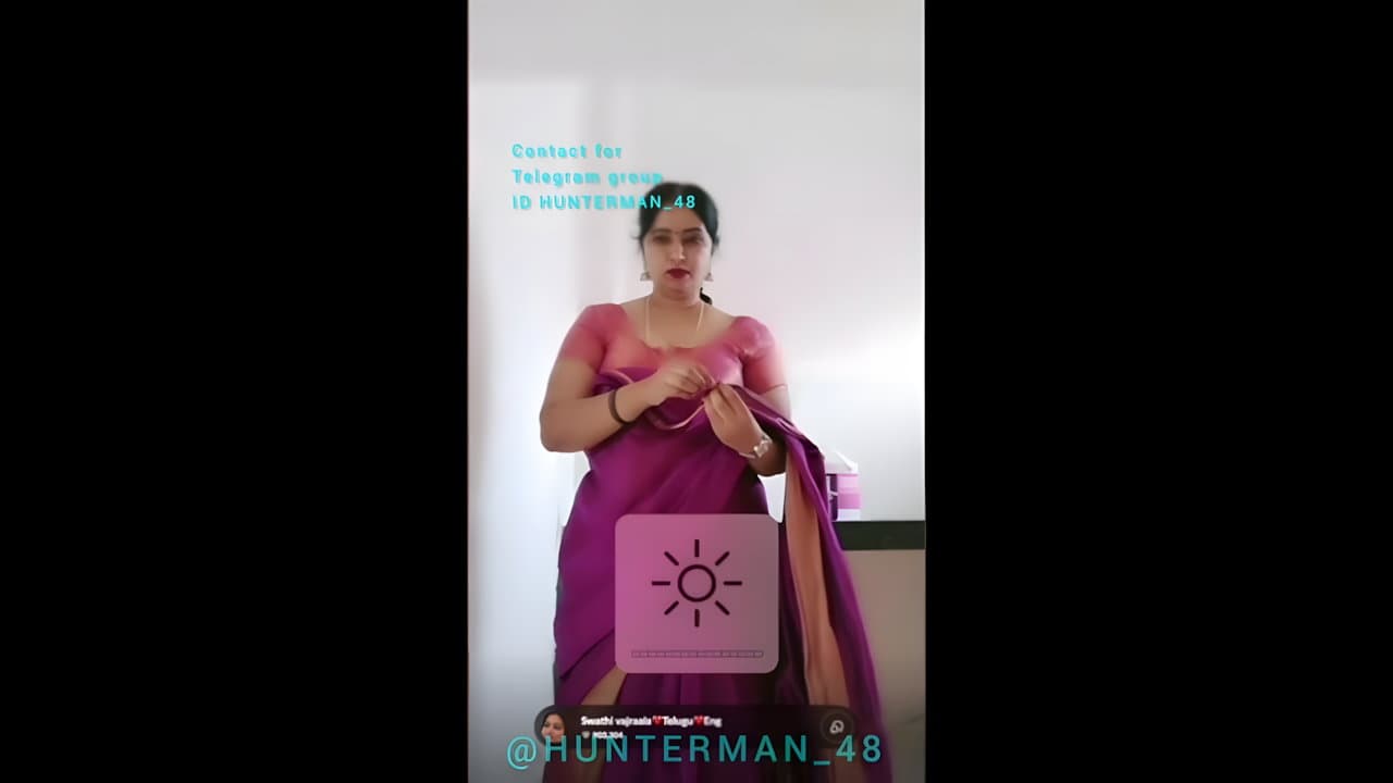 Swathi Vajraala Telugu Bhabhi Saari Lift On Tango