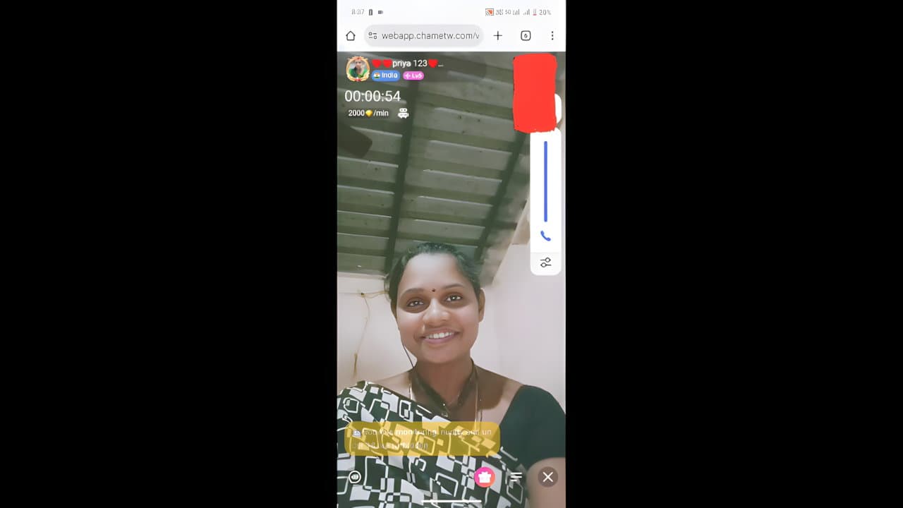 Hot Telugu Chamet Seduction