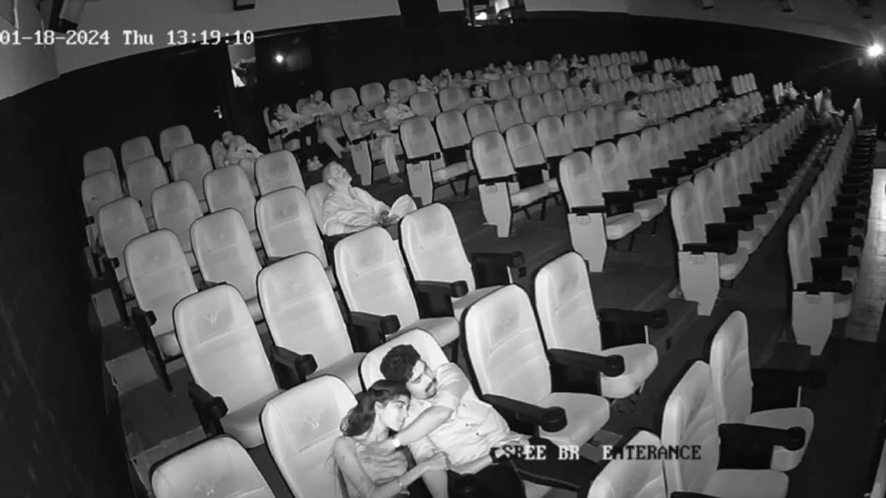 Hot Cinema Hall Romance Turns Into Wild Fuck
