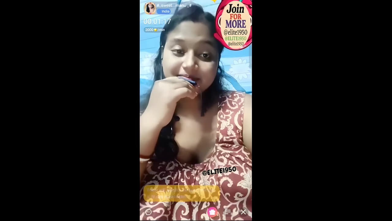Sweet Manu Chubby Girl Chamet With Full Face Private
