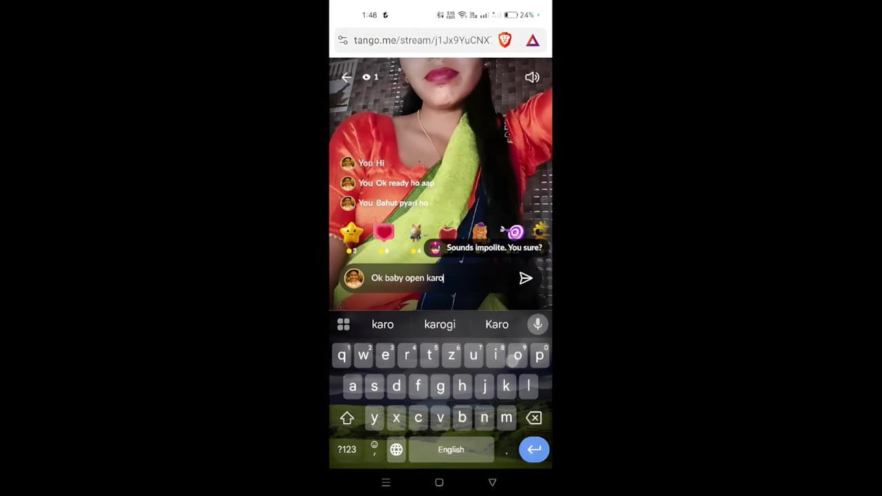 Pooja Hot Horny Tango Performance
