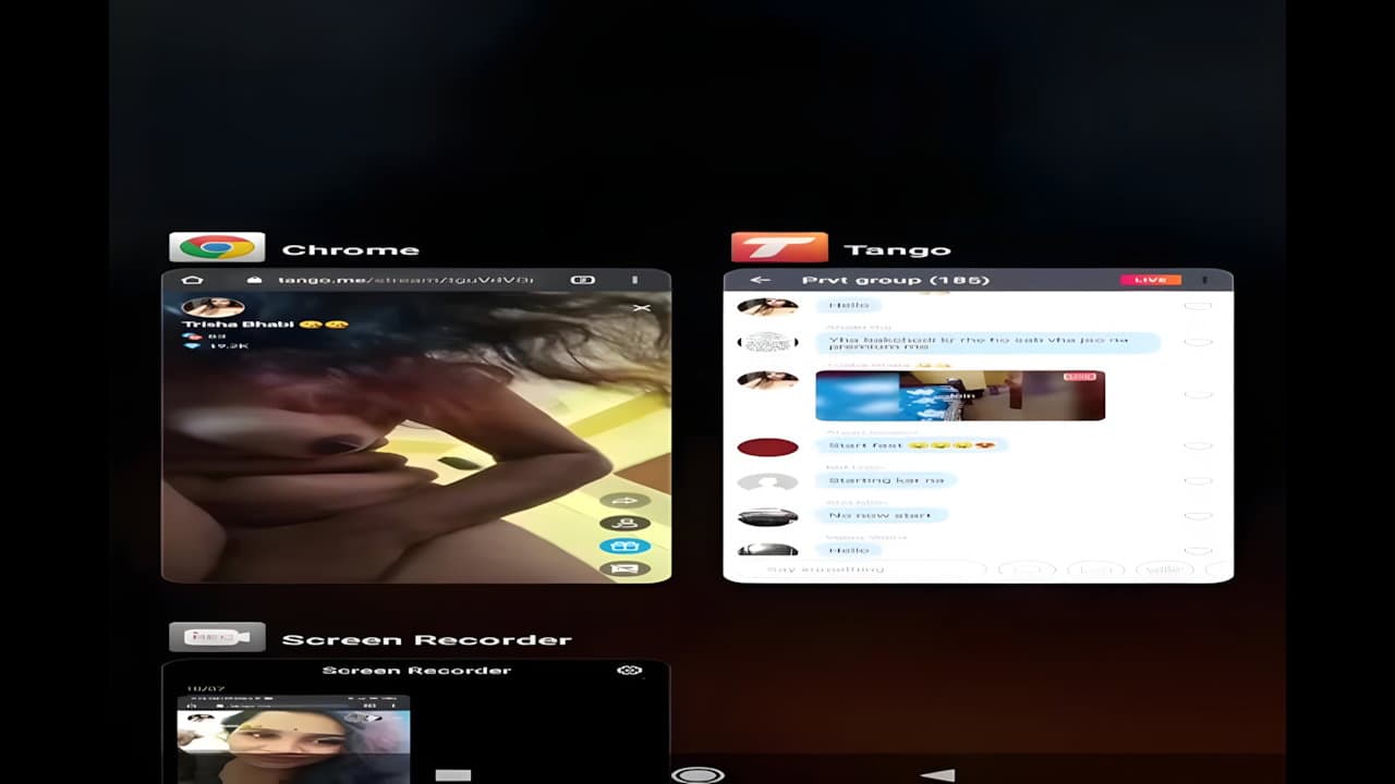 Trisha Bhabhi Hot Nude Show On Tango
