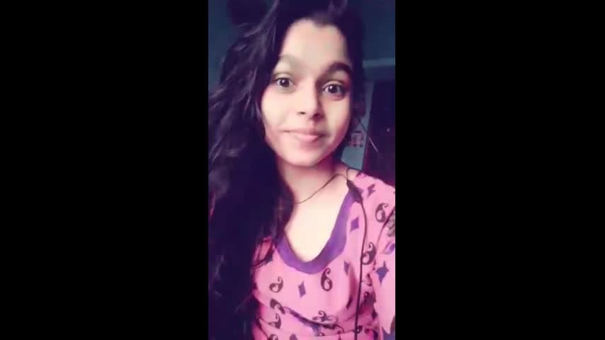 Cute Girl Teasing Boyfriend With Her Boobs