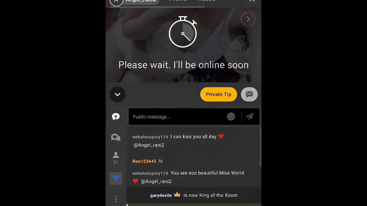 Angel Rani Seductive Private Show