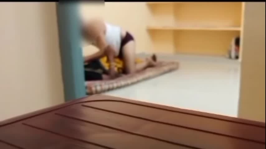 Telugu Desi Aunty Secret Hot Sex with Boyfriend in Guest House