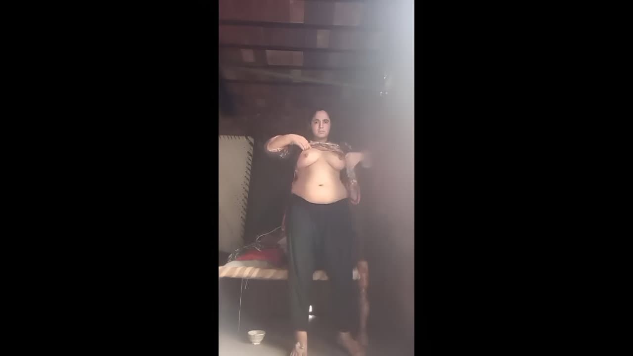 Hot Desi Woman Sensually Showing Her Curvy Body