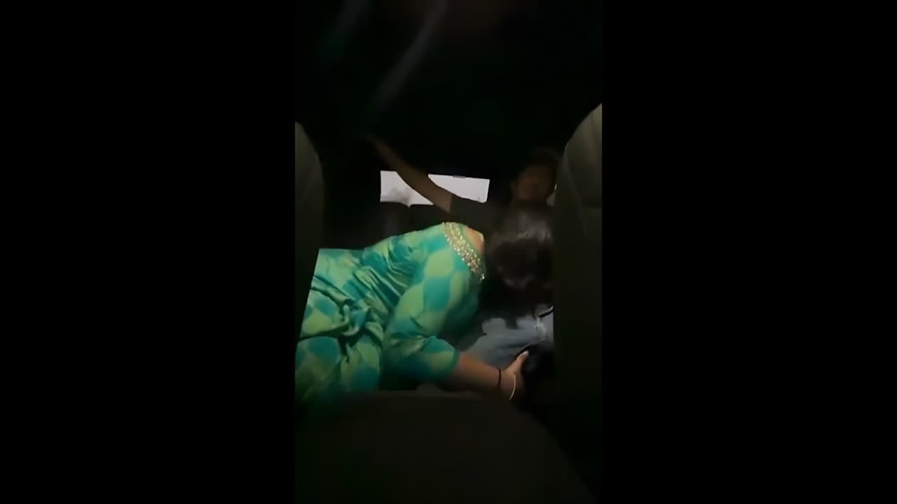 Bhabhi Gives Blowjob and Rides Hard in Moving Car