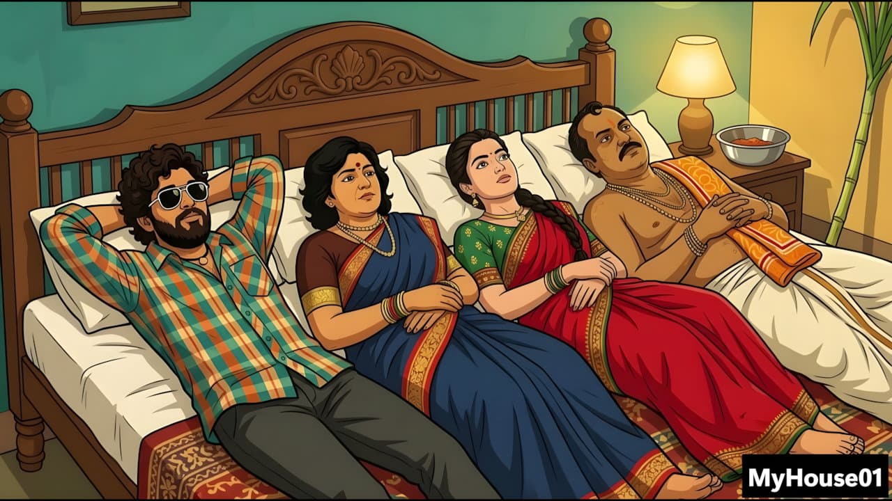 Pushpa And Srivalli Hot Home Sex Session
