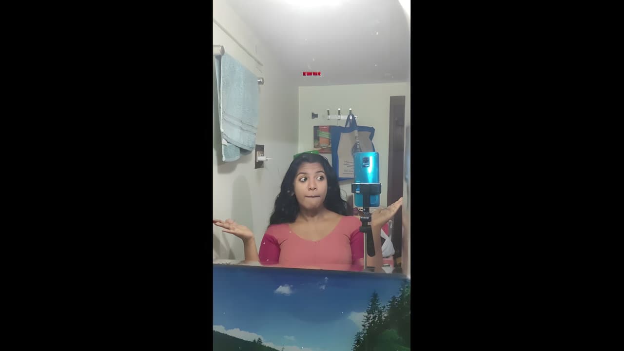Beautiful Mallu Girl Sensual GRWM in Tight Blouse and Short Skirt