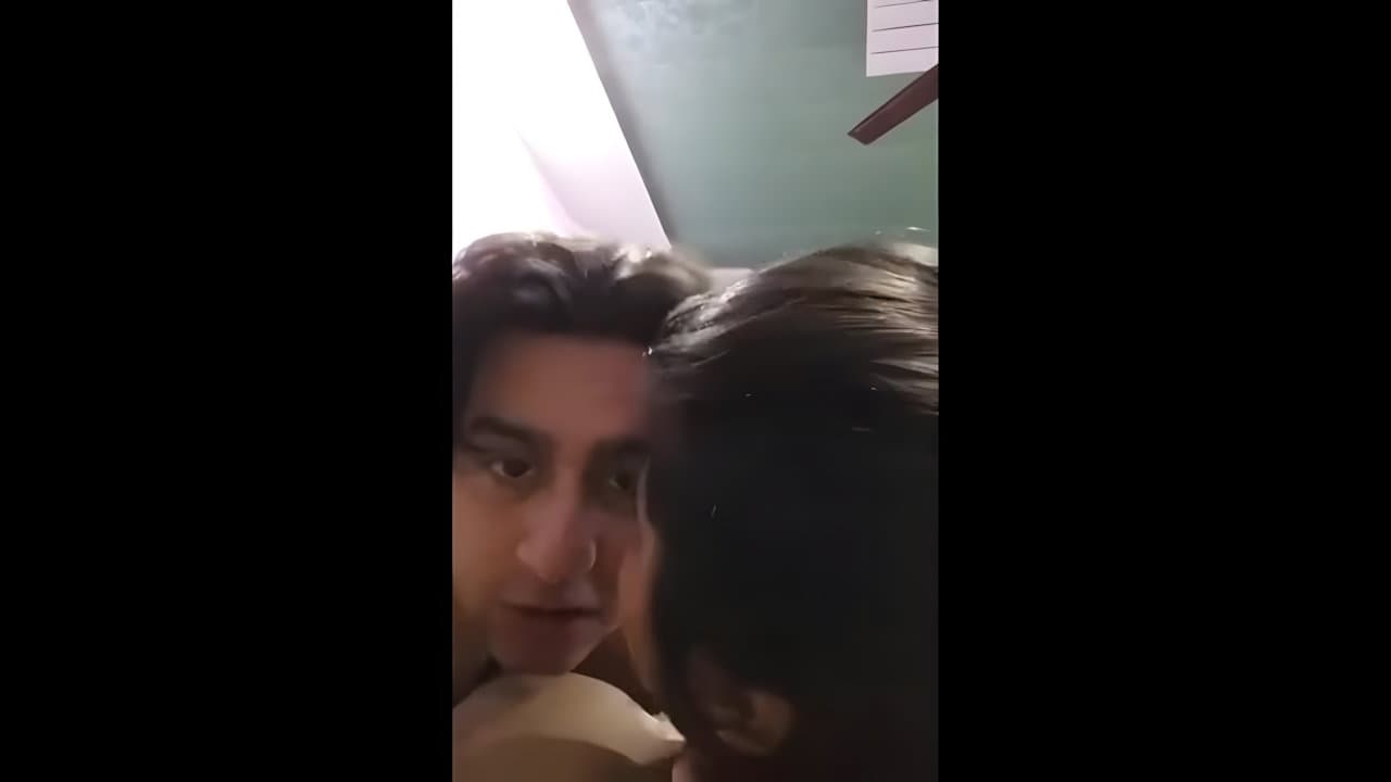 Romantic Handsome Boy Seduces Cute Beautiful Girl