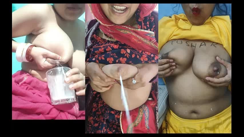 Desi Bhabhi Milky Tits Lactating Compilation